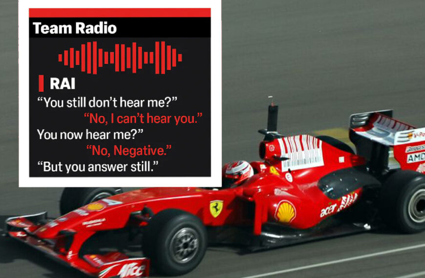 How F1 Teams Radio to the Driver during a Race